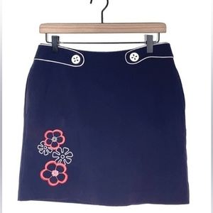 Bette & Court Swing Flower Power Golf Skorts